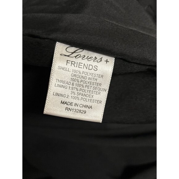 Black Floral Embroidered Maxi Dress With Spaghetti Straps & V-Neckline - Picture 9 of 13